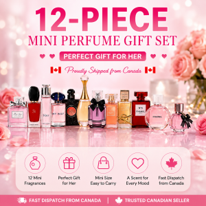 12-Piece Mini Perfume Gift Set – Perfect Gift for Her
